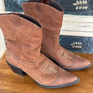 Durango Brown Ankle Boots